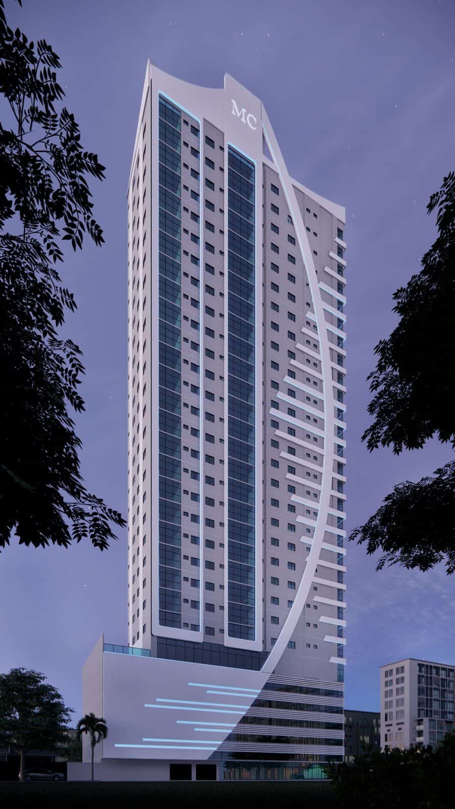Blue Building